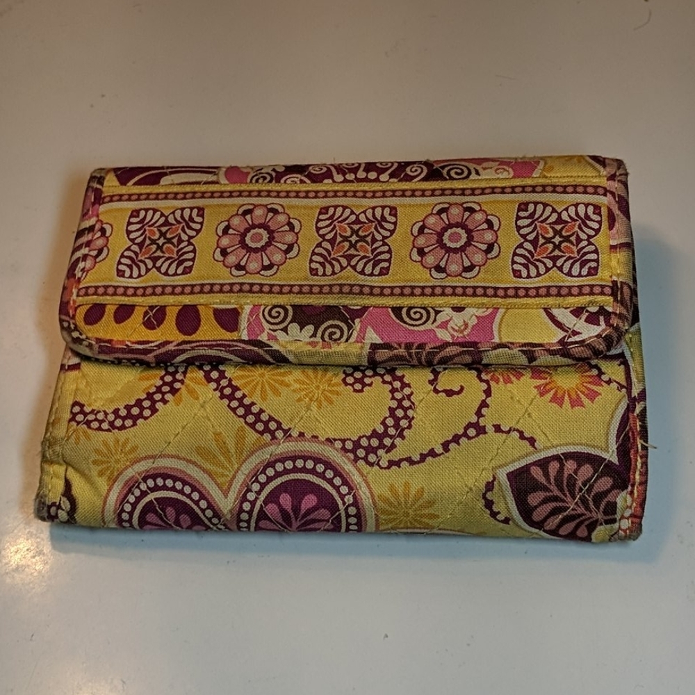 Yellow Vera Bradley Wallet